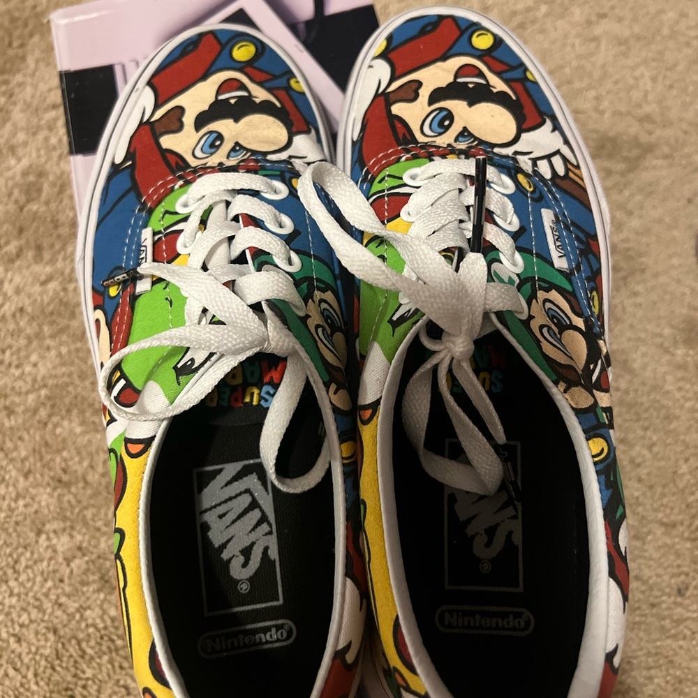Vans x nintendo womens 7 limited edition